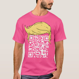 Funny Qr Präsident Trump Tance Code T-Shirt