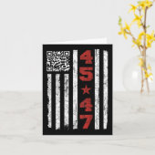 Funny Qr Präsident Trump Tance Code Trump 4547 (on Karte (Gelbe Blume)