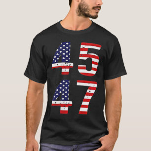 Funny Qr Präsident Trump Tance Code Trump 45_47 T-Shirt