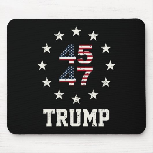 Funny Qr Präsident Trump Tanzcode 4547 (vorne An Mousepad (Vorne)