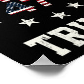 Funny Qr Präsident Trump Tanzcode 4547 (vorne An Poster (Ecke)