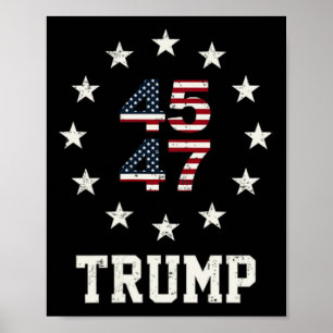Funny Qr Präsident Trump Tanzcode 4547 (vorne An Poster
