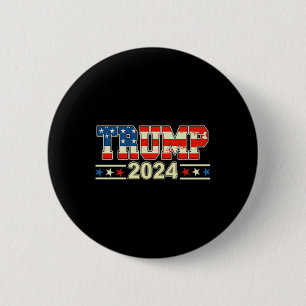 Funny Qr Präsident Trump Tanzcode (auf Byck) 2 Button