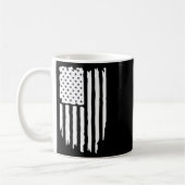 Funny Qr Präsident Trump Tanzcode (auf Byck) 3 Kaffeetasse (Links)