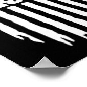 Funny Qr Präsident Trump Tanzcode (auf Byck) 3 Poster (Ecke)