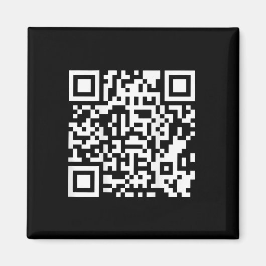 Funny Qr Präsident Trump Tanzcode (auf Byck) 5 Magnet (Vorne)