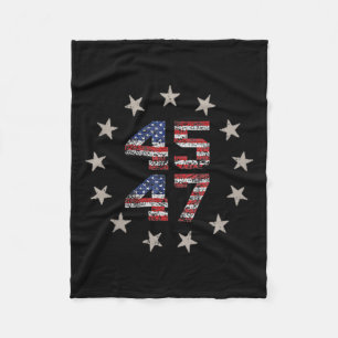 Funny Qr Präsident Trump Tanzcode (auf Byck) 6 Fleecedecke