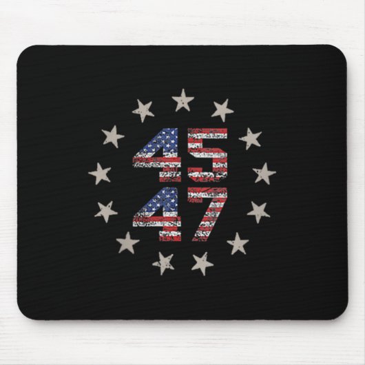 Funny Qr Präsident Trump Tanzcode (auf Byck) 6 Mousepad (Vorne)