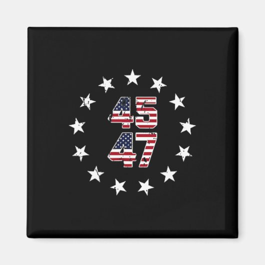 Funny Qr Präsident Trump Tanzcode (auf Byck) 7 Magnet (Vorne)