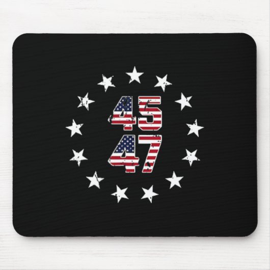 Funny Qr Präsident Trump Tanzcode (auf Byck) 7 Mousepad (Vorne)