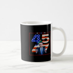 Funny Qr Präsident Trump Tanzcode (auf Byck) 8 Kaffeetasse