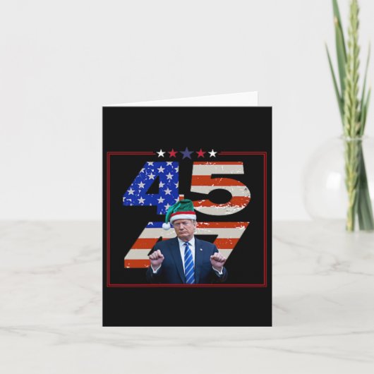 Funny Qr Präsident Trump Tanzcode (auf Byck) 8 Karte (Vorderseite)