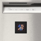 Funny Qr Präsident Trump Tanzcode (auf Byck) 8 Magnet (In Situ (Geschirrspüler))
