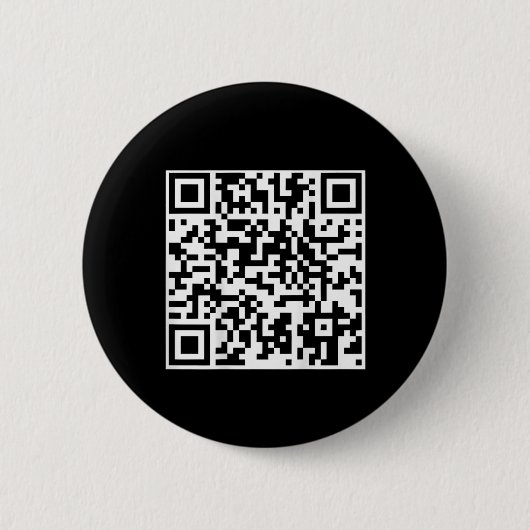 Funny Qr Präsident Trump Tanzcode (auf der Rücksei Button (Vorderseite)
