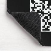 Funny Qr Präsident Trump Tanzcode (auf der Rücksei Mousepad (Ecke)