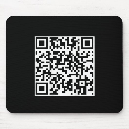 Funny Qr Präsident Trump Tanzcode (auf der Rücksei Mousepad (Vorne)