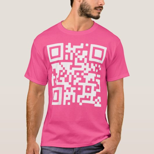 Funny Qr Präsident Trump Tanzcode (auf der Rücksei T-Shirt (Vorderseite)