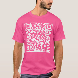 Funny Qr Präsident Trump Tanzcode (auf der Rücksei T-Shirt