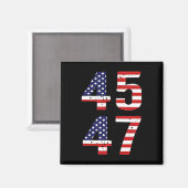 Funny Qr Präsident Trump tanzt Prüfung mir-Code (a Magnet (Vorderseite/Rückseite)