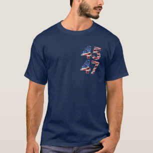 Funny QR Präsident Trump tanzt Scan und tanzt T-Shirt