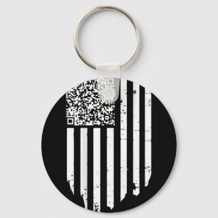 Funny Qr Scan Code Präsident Trump 4547 Trump Danc Schlüsselanhänger