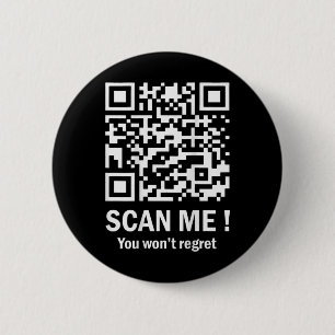Funny Qr scanne mich Trump 4547 T-Shirt Trump Tanz Button