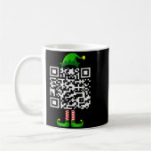 Funny Qr Trump 45_47 Elf Trump Dancing Code Elf Ch Kaffeetasse (Links)