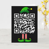 Funny Qr Trump 45_47 Elf Trump Dancing Code Elf Ch Karte (Gelbe Blume)