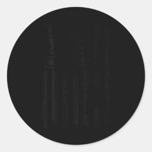 Funny Qr Trump Tanzcode (auf der Rückseite) Runder Aufkleber