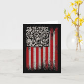 Funny Qr Trump Tanzcode Karte (Gelbe Blume)