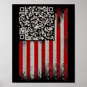Funny Qr Trump Tanzcode Poster