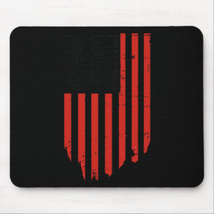 Funny Qr Trump tanzt Code rot und weiß Mousepad