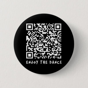 Funny Qr Trump tanzt Interaktiver Code _1 Button