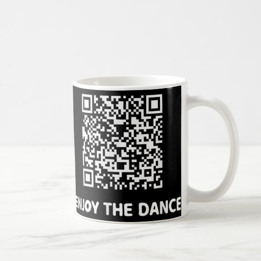 Funny Qr Trump tanzt Interaktiver Code Kaffeetasse (Rechts)
