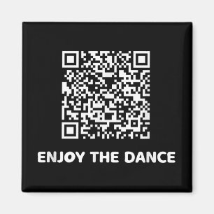 Funny Qr Trump tanzt Interaktiver Code Magnet