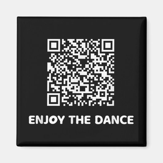 Funny Qr Trump tanzt Interaktiver Code Magnet (Vorne)