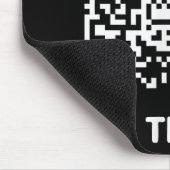 Funny Qr Trump tanzt Interaktiver Code Mousepad (Ecke)