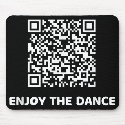 Funny Qr Trump tanzt Interaktiver Code Mousepad (Vorne)