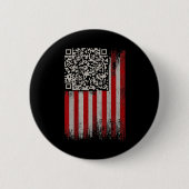 Funny Qr Trumps Tanzcode Button (Vorderseite)