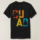 Funny Quad Retro Quad Riding Four Wheeler ATV for T-Shirt (Design vorne)