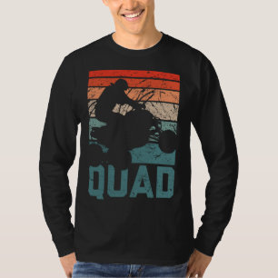 Funny Quad Retro Quad Riding Four Wheeler ATV für T-Shirt