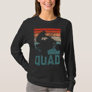 Funny Quad Retro Quad Riding Four Wheeler ATV für T-Shirt