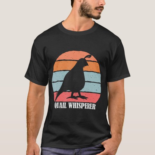 Funny Quail Owner Lover Jagd Vögel T-Shirt (Vorderseite)