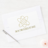 Funny Quantum Mechanics Rechteckiger Aufkleber (Umschlag)