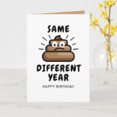 Funny Quarantine Crap Year | Happy Birthday Karte (Gelbe Blume)