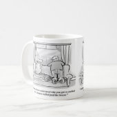 Funny Quarantine Joke Coffee Tasse (Vorderseite Links)