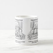 Funny Quarantine Joke Coffee Tasse (Mittel)