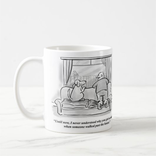 Funny Quarantine Joke Coffee Tasse (Links)