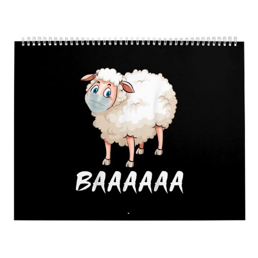 Funny Quarantine | Maske Sheep Trendy Geschenke Kalender (Titelbild)