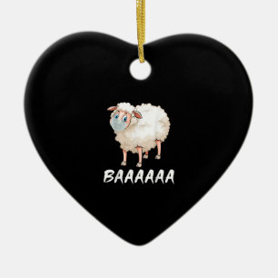Funny Quarantine Maske Sheep Trendy Geschenke Keramik Ornament